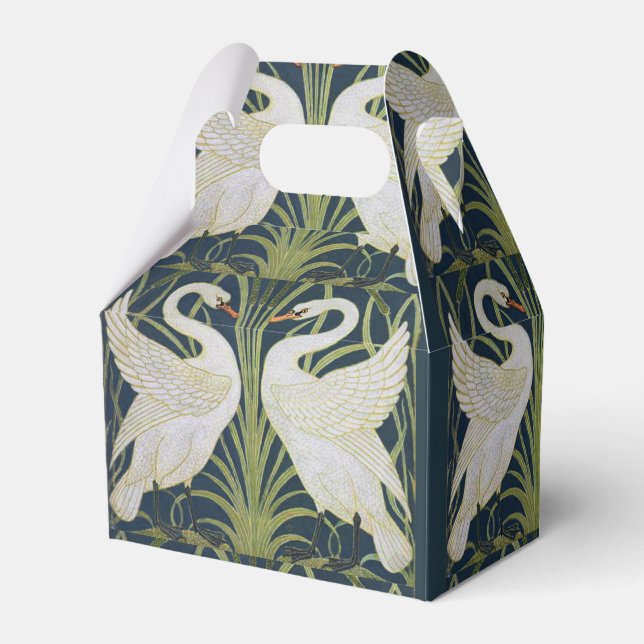 Ballotins Art Nouveau Swan Deux Swans (Verso)