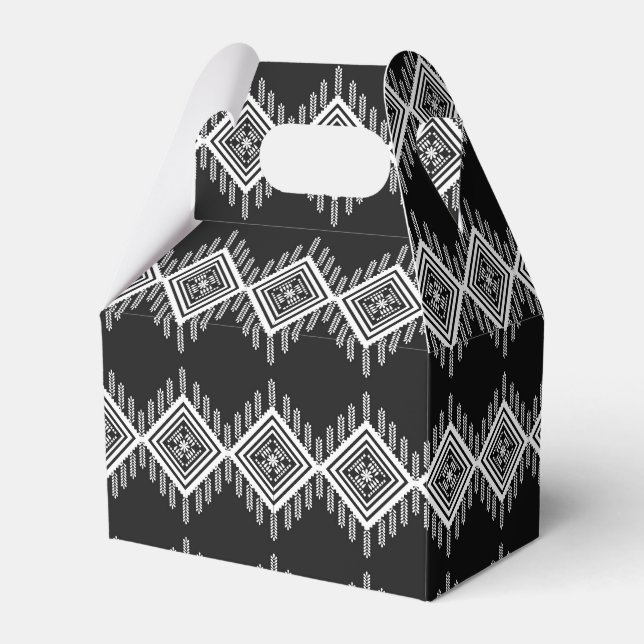 Ballotins Art tribal noir et blanc (Verso)