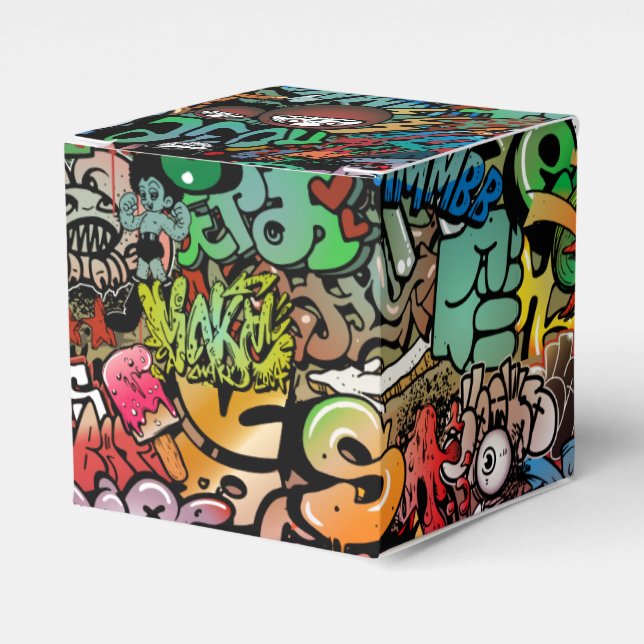 Ballotins Art urbain motif de graffitis (Verso)