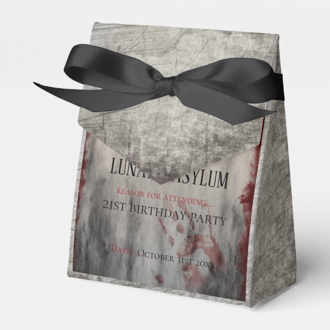 Ballotins Asile de fous Halloween Anniversaire (Verso)