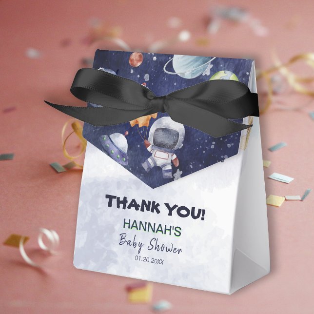 Ballotins Astronaut Espace extra-atmosphérique Baby shower d (Astronaut Outer Space Boy Baby Shower Party Favor Box)