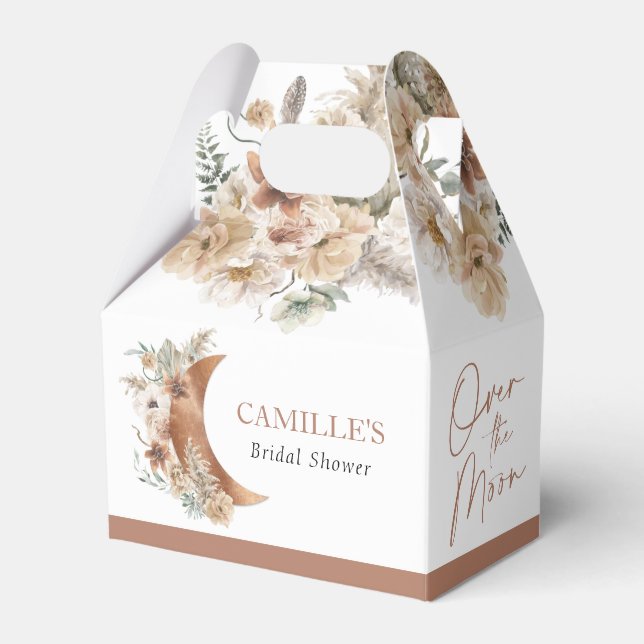 Ballotins Au-dessus de la Fête des mariées Moon Boho (Verso)