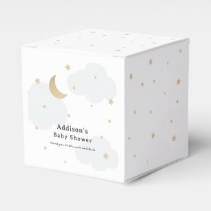 Ballotins Au-dessus du Baby shower bleu lune