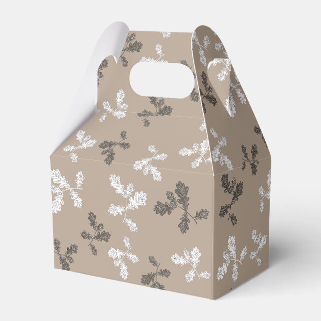 Ballotins Automne Feuillage Feuille Motif Brown (Verso)