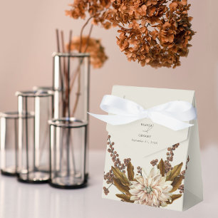 Ballotins Automne Floral Tones Terre Aquarelle Mariage de au