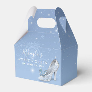 Ballotins Baby Blue Silver Chaussure Cendrillon Princess Par