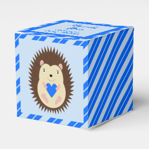 Ballotins Baby Boy Blue Heart Hérisson Baby Shower