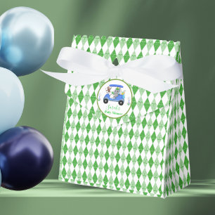 Ballotins Baby Boy Elephant & Monkey Golf Baby shower Retour