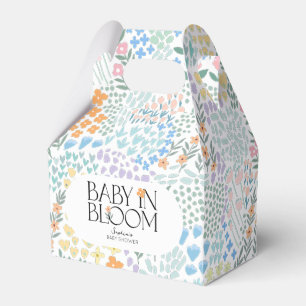 Ballotins Baby Floral Moderne Coloré Dans Le Baby shower Fle