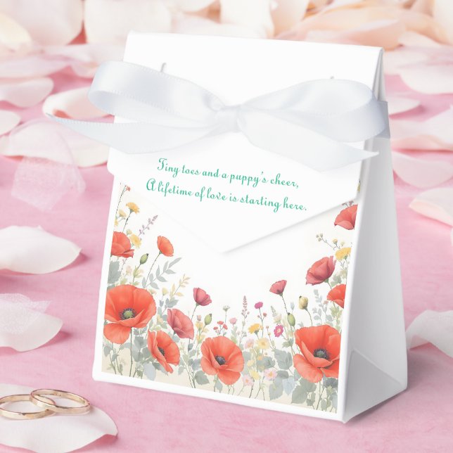 Ballotins Baby Girl and her Puppy Baby Shower  (Mariage)