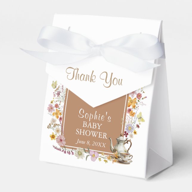 Ballotins Baby In Bloom Boho Tea Party Baby shower (Verso)