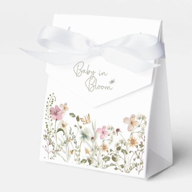 Ballotins Baby in Bloom Girl Baby shower (Verso)