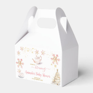 Ballotins Baby Is Brewing Fête du Thé Rose Hiver Baby Shower