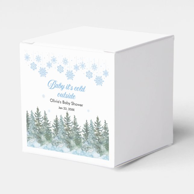 Ballotins Baby It's Cold Outside Winter Baby Shower (Verso)