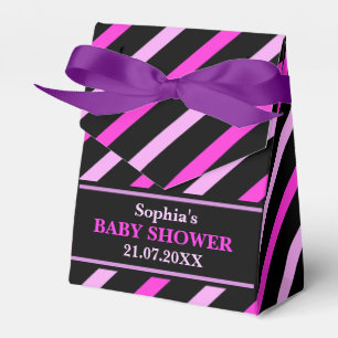 Ballotins Baby shower à rayures mignon Monogram