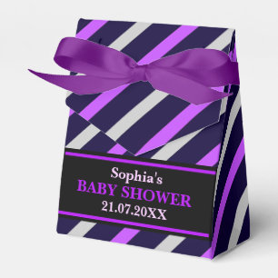 Ballotins Baby shower à rayures mignon Monogram