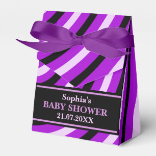 Ballotins Baby shower à rayures mignon Monogram