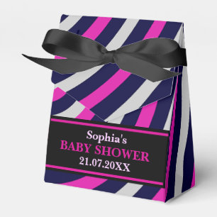 Ballotins Baby shower à rayures mignon Monogram