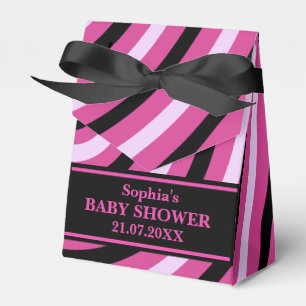 Ballotins Baby shower à rayures mignon Monogram