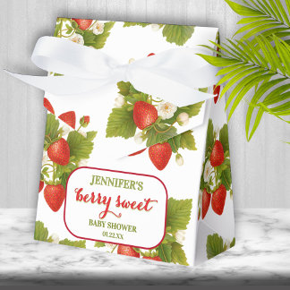 Ballotins Baby shower à thème Berry Sweet Strawberry