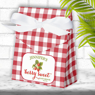 Ballotins Baby shower à thème Berry Sweet Strawberry