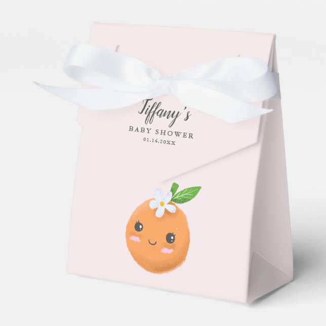 Ballotins Baby shower À Thème Pink Little Cutie (Verso)