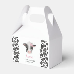 Ballotins Baby shower animal de ferme de la vache fille