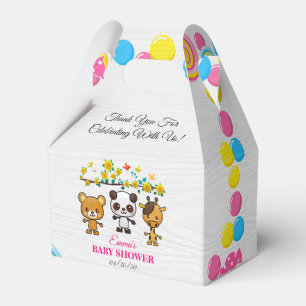 Ballotins Baby shower animalier de Kawaii