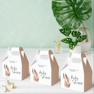 Ballotins Baby shower aquarelle illustration script simple