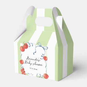Ballotins Baby shower aquarelle tomate