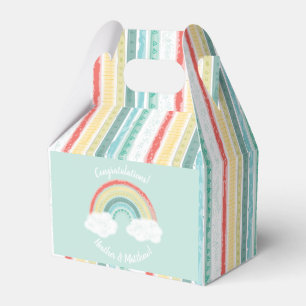Ballotins Baby shower arc-en-ciel