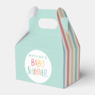 Ballotins Baby shower arc-en-ciel coloré
