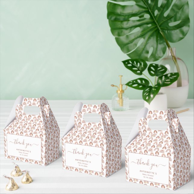 Ballotins Baby shower arc-en-ciel neutre (Multiple)