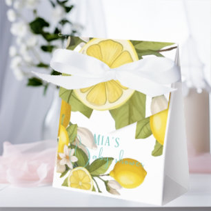 Ballotins Baby shower au citron moderne