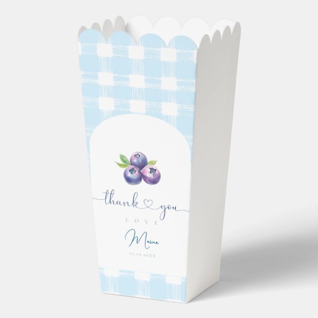 Ballotins Baby shower aux bleuets (Recto)