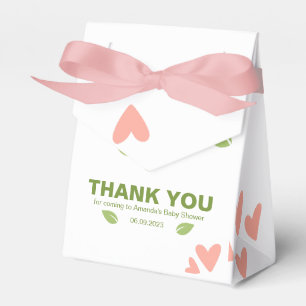 Ballotins Baby shower Avocado, Ballotin fille bébé