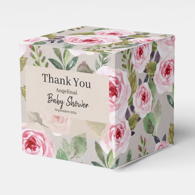 Ballotins Baby shower Ballotin avec design mignon. (Verso)