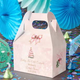 Ballotins Baby Shower Bébé Hiver Il Fait Froid Dehors Rose