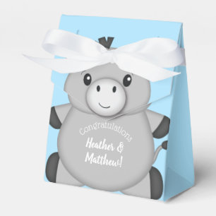 Ballotins Baby shower bleu âne
