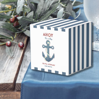 Ballotins Baby shower bleu marine marine