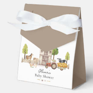 Ballotins Baby Shower Bohème Vintage Petit Tracteur d'Agricu