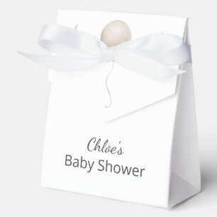 Ballotins Baby shower Boho Ballot Beige Moderne