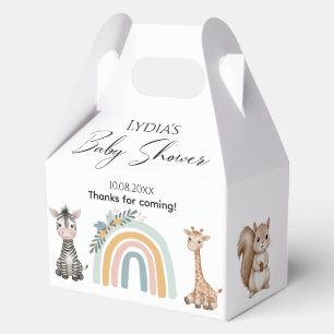 Ballotins Baby shower Boho Woodland Jungle Animaux