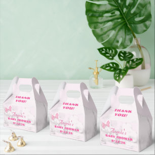 Ballotins Baby Shower Bows Roses Personnalisé