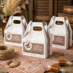 Ballotins Baby Shower Cheval à Bascule Far West Vintage