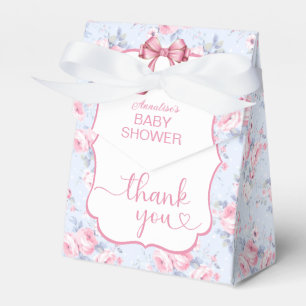 Ballotins Baby shower Chic Bow Merci Shabby