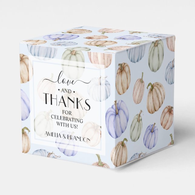 Ballotins Baby shower chic Citrouille Blue Boy (Verso)