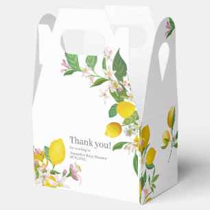 Ballotins Baby shower citron, Ciao bébé, thème italien