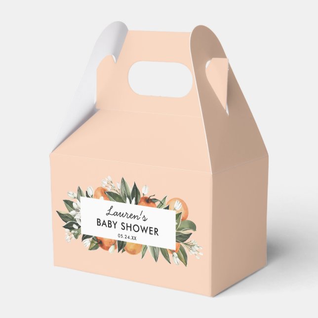 Ballotins Baby Shower Citron Mignon (Verso)