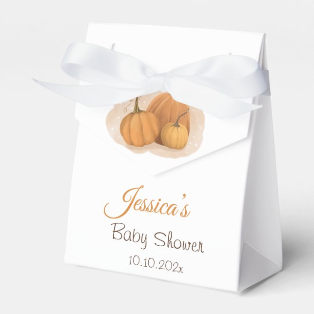 Ballotins Baby-Shower Citrouille  (Verso)